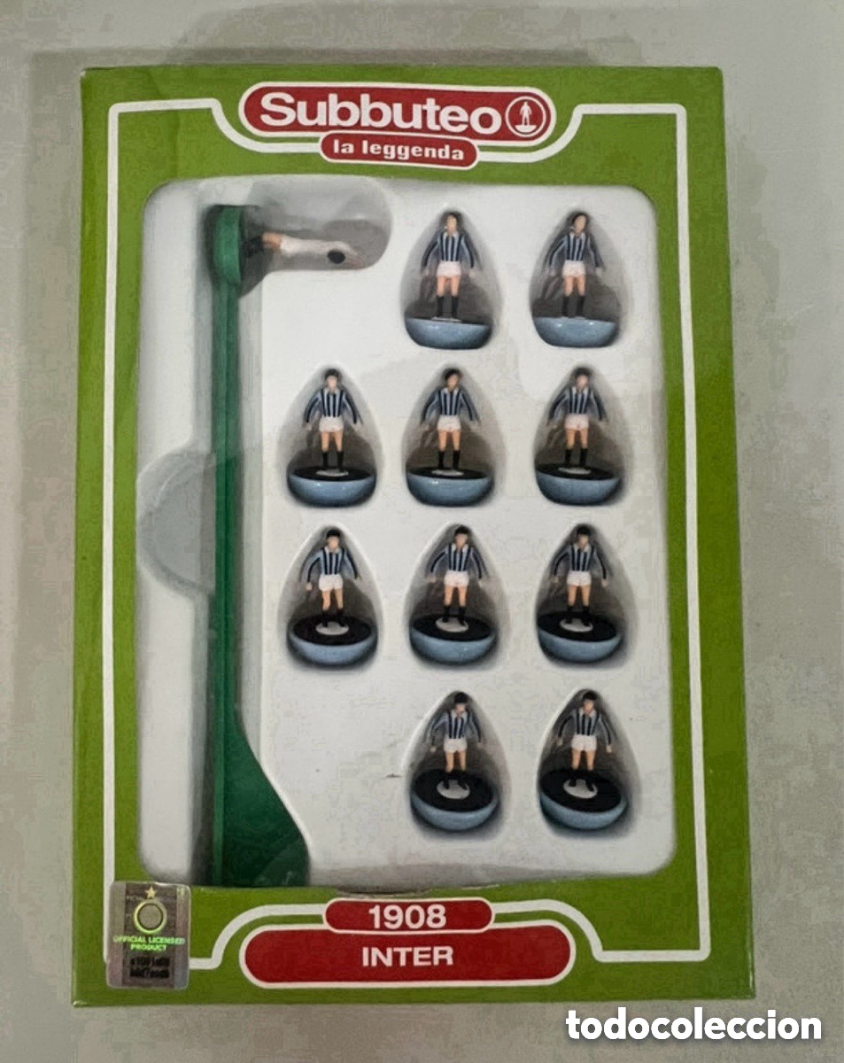 Jogos de mesa: Subbuteo la leggenda, equipo de f&uacute;tbol Inter 1908 (A25)