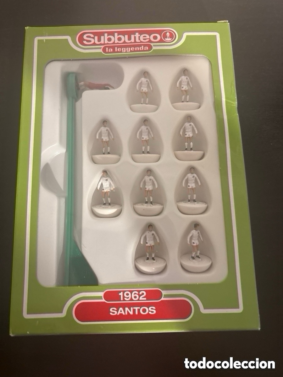 Juegos de mesa: Subbuteo la leggenda, equipo de f&uacute;tbol Santos (A25)