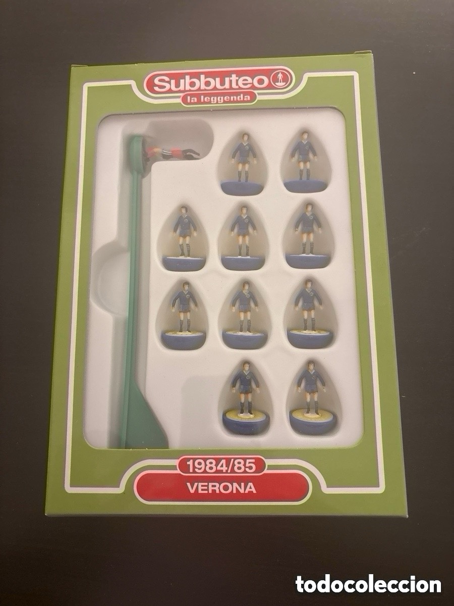 Juegos de mesa: Subbuteo la leggenda, equipo de f&uacute;tbol Verona (A25)