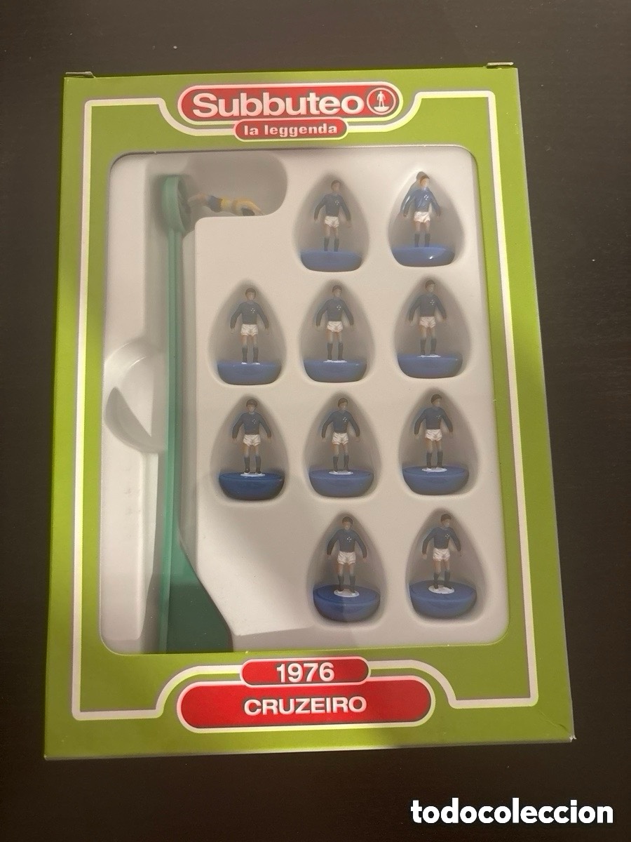 Juegos de mesa: Subbuteo la leggenda, equipo de f&uacute;tbol Cruzeiro (A25)