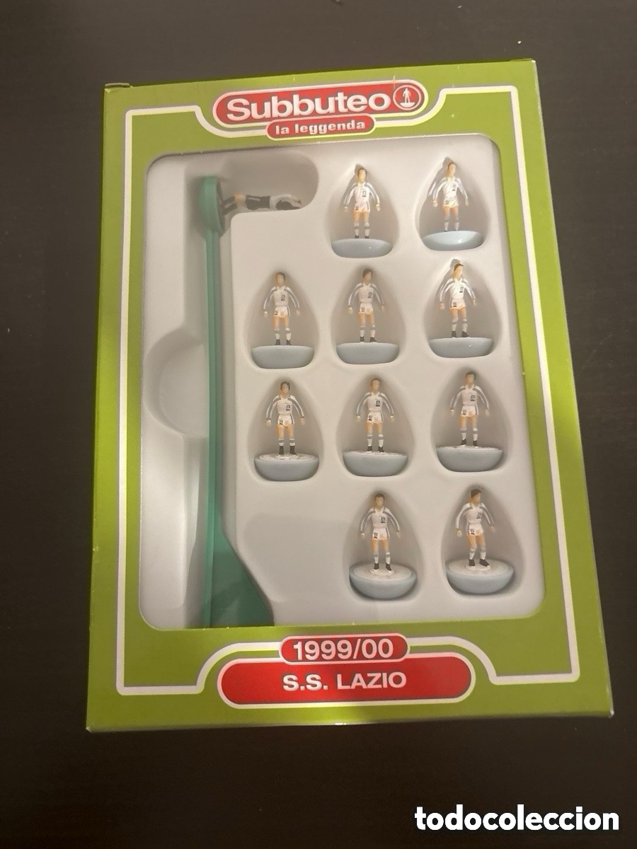 Juegos de mesa: Subbuteo la leggenda, equipo de f&uacute;tbol Lazio (A25)