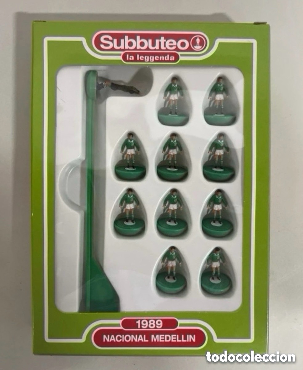 Board Games: Subbuteo la leggenda, equipo de f&uacute;tbol Nacional Medell&iacute;n (A25)
