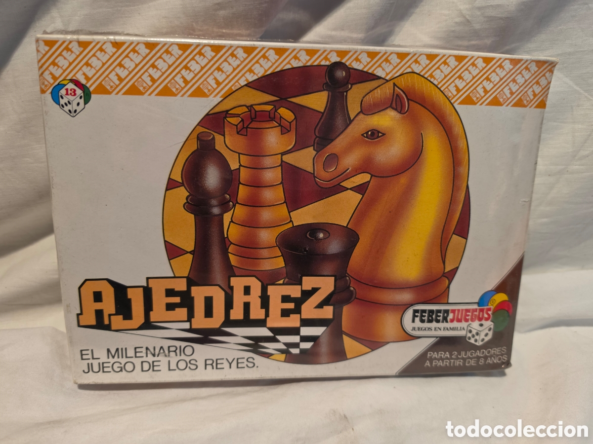 Juegos de mesa: AJEDREZ. FEBER JUEGOS. A&Ntilde;OS 80. PRECINTADO SIN ABRIR. REF. 913.