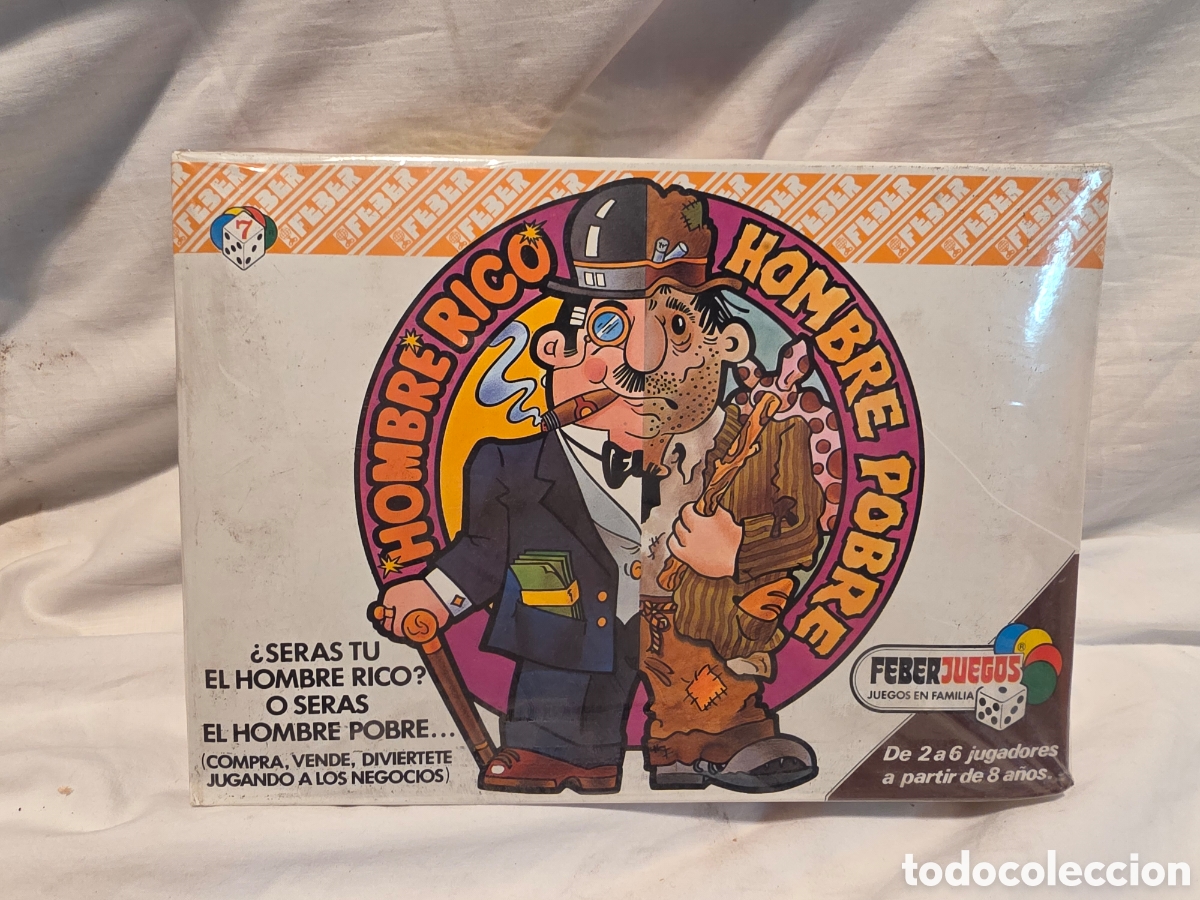 Juegos de mesa: FEBERJUEGOS. HOMBRE RICO HOMBRE POBRE. A&Ntilde;OS 80. REF. 907. PRECINTADO.