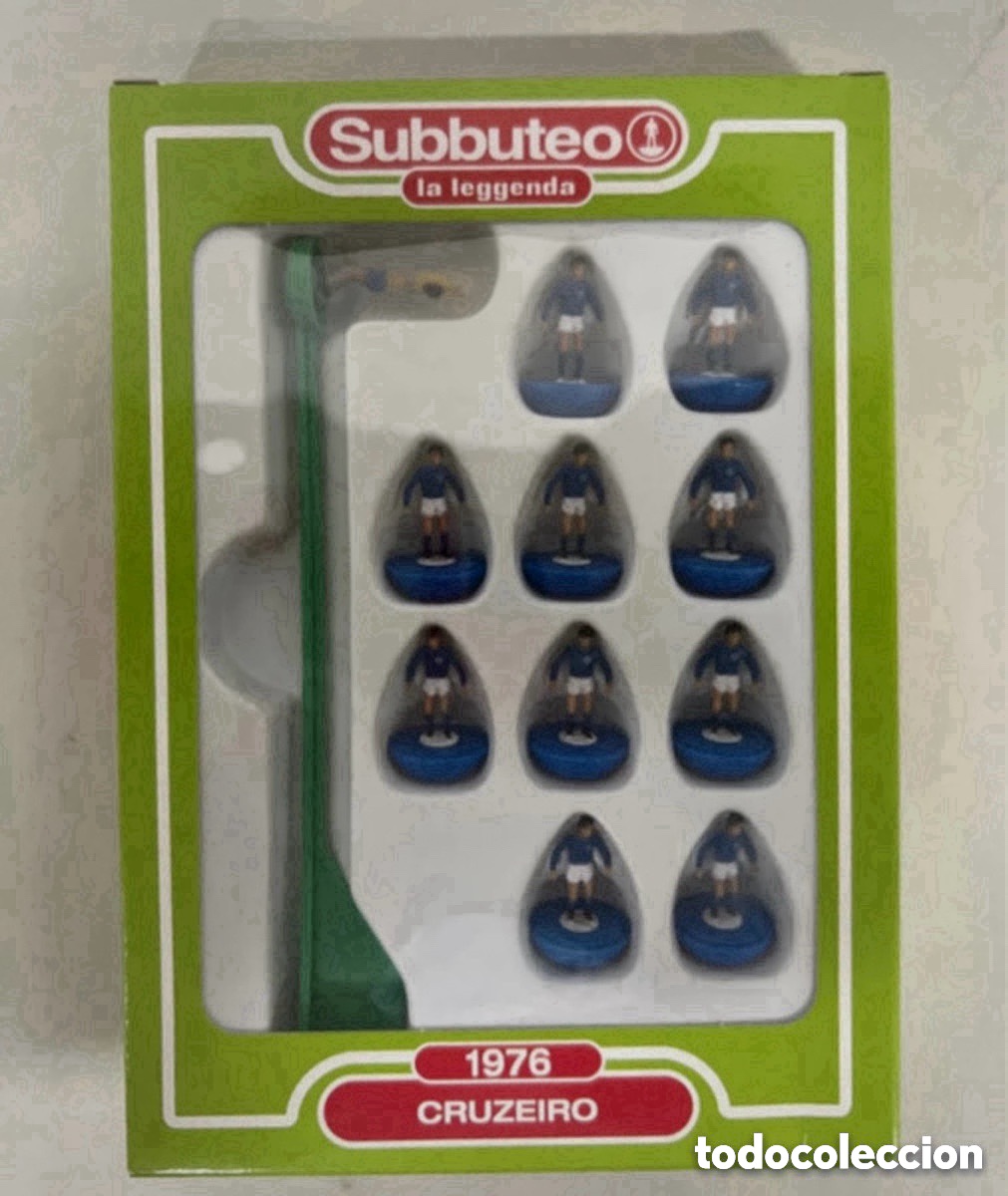 Juegos de mesa: Subbuteo la leggenda, equipo de f&uacute;tbol Cruzeiro (A25)