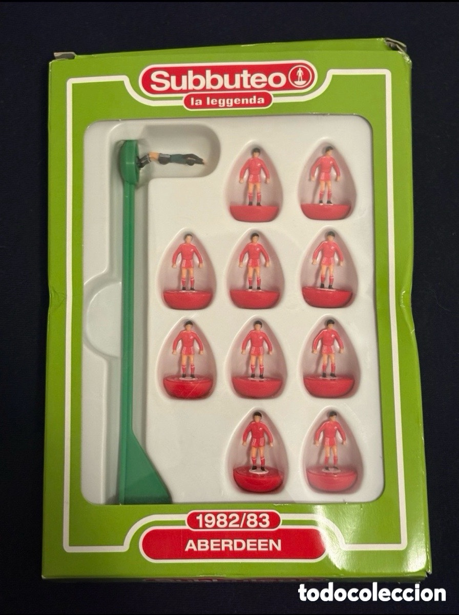 Juegos de mesa: F&uacute;tbol, Subbuteo La Leggenda, Hasbro, Aberdeen (A26)