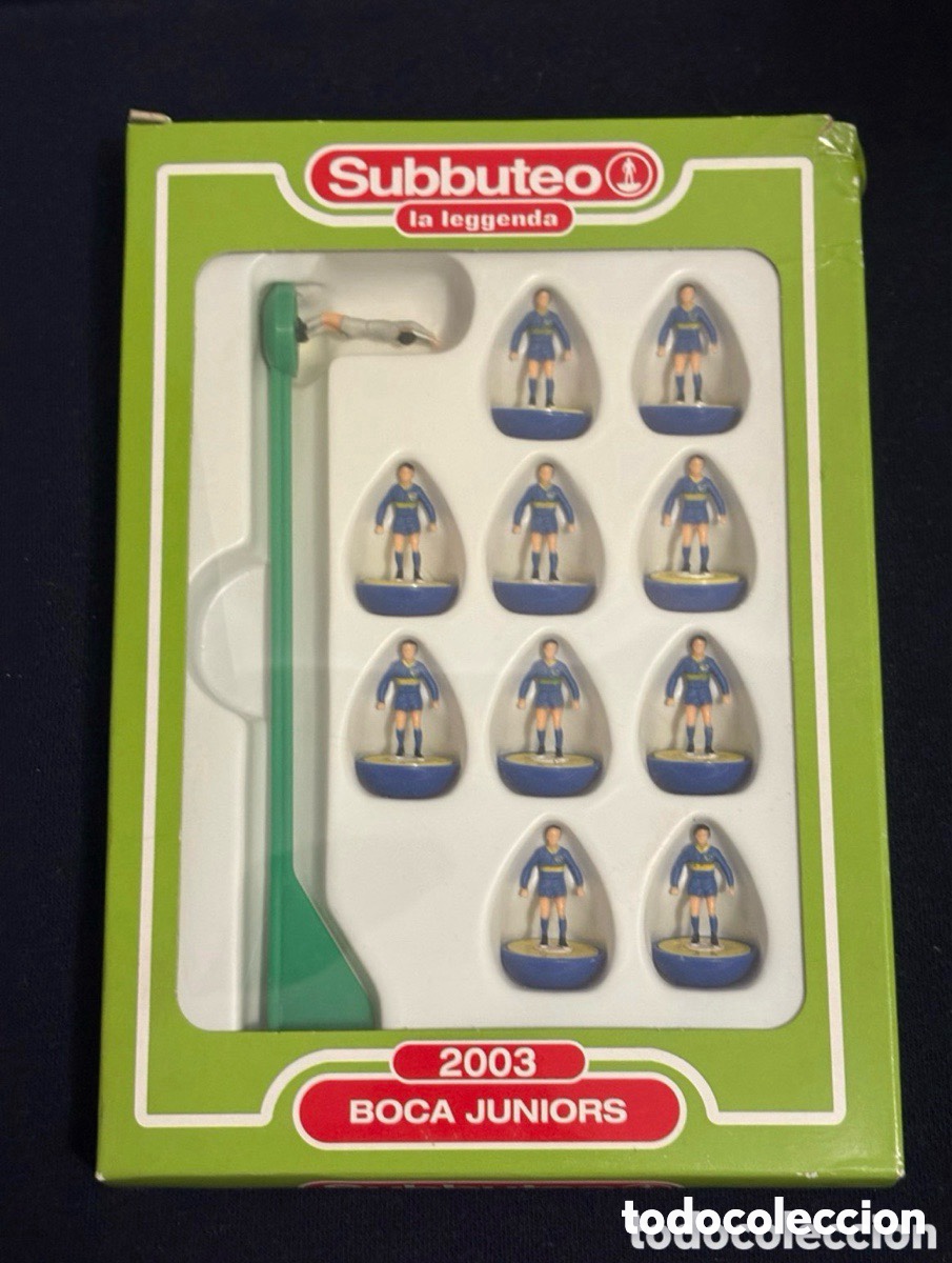 Juegos de mesa: F&uacute;tbol, Subbuteo La Leggenda, Hasbro, Boca Juniors (A26)