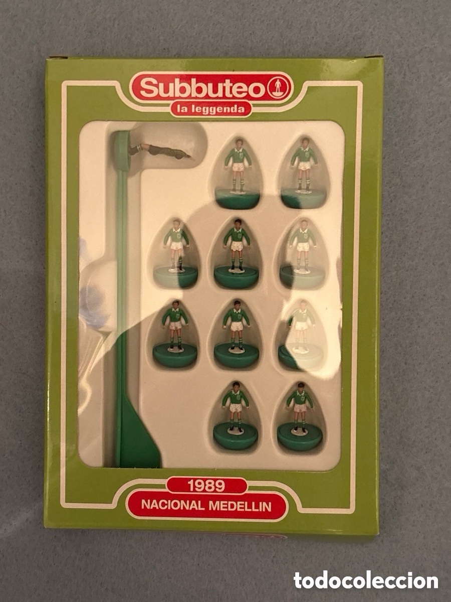 Juegos de mesa: Subbuteo La Leggenda, Hasbro, Nacional Medell&iacute;n (A26)