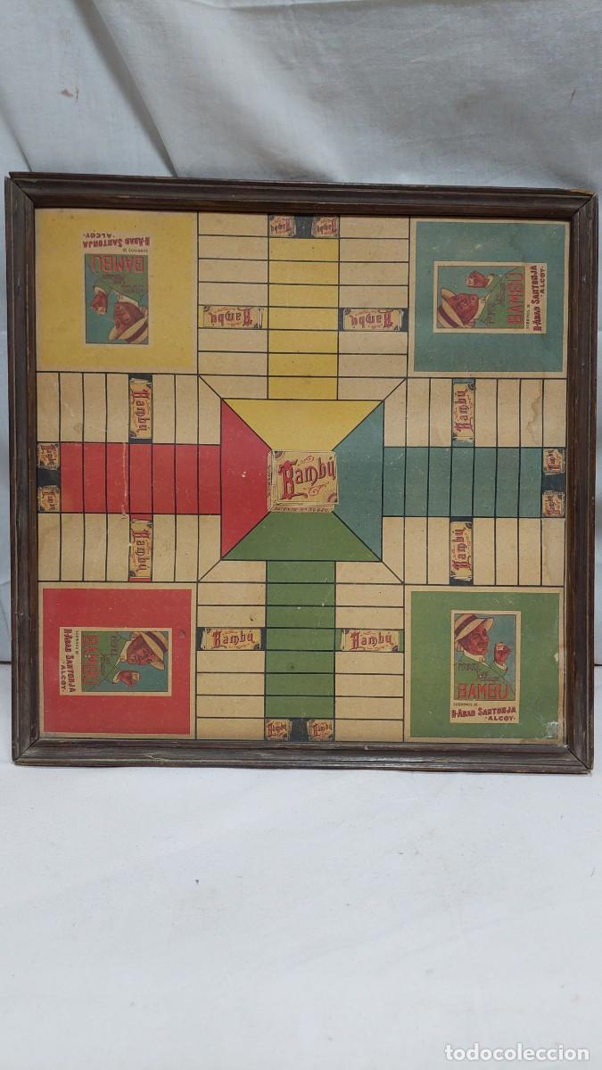 Juegos de mesa: Magn&iacute;fico parchis papel de fumar Bamb&uacute;