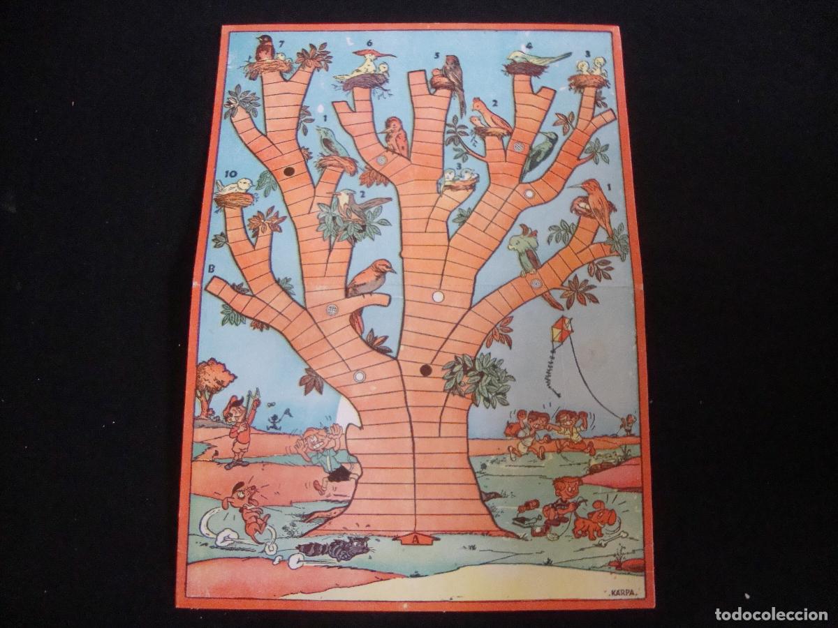 Juegos de mesa: TABLERO CARTON MEDIDAS 32 X 23 CM ARBOL