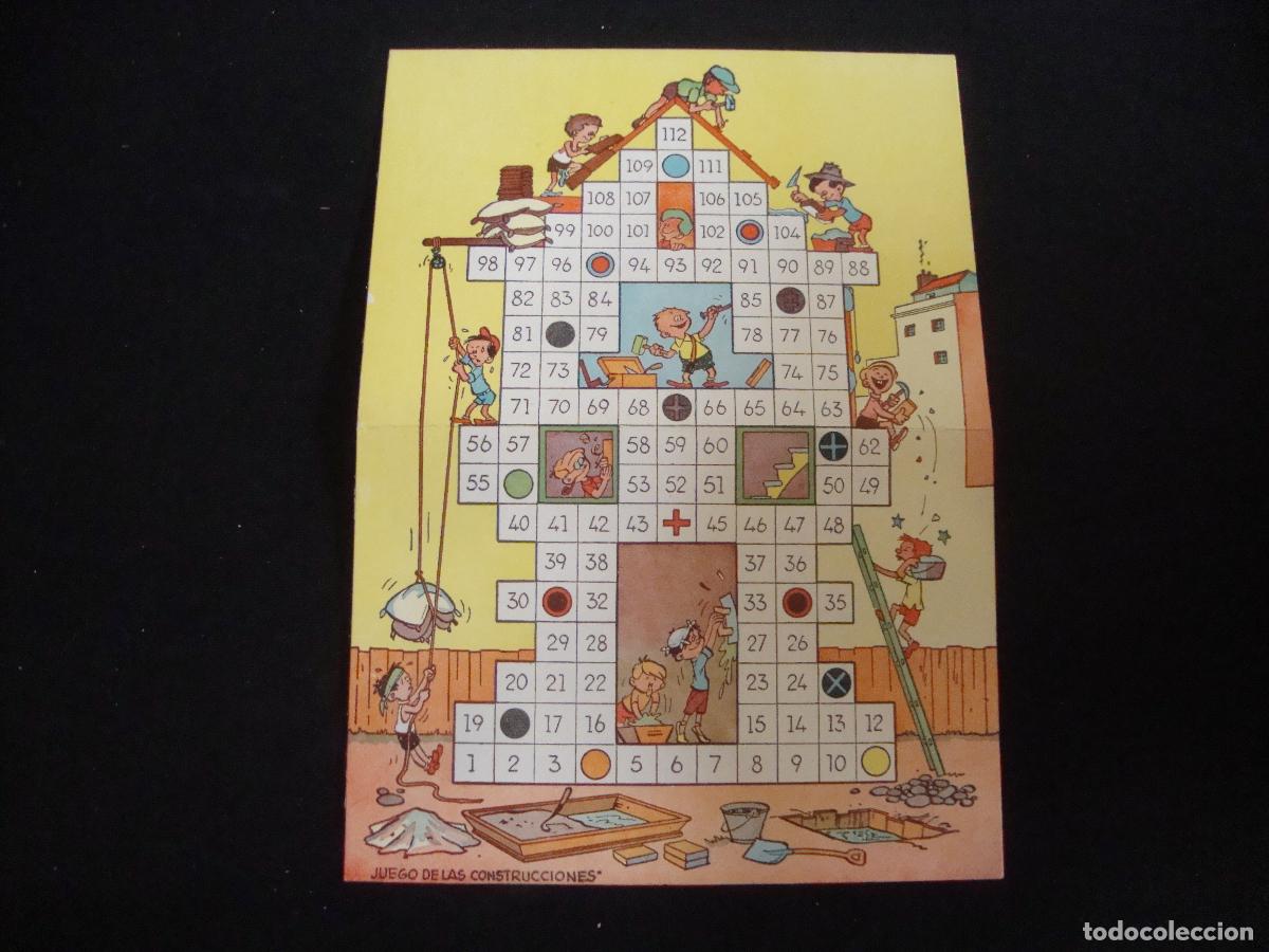 Juegos de mesa: TABLERO CARTON MEDIDAS 32 X 23 CM JUEGO DE LAS CONSTRUCCIONES
