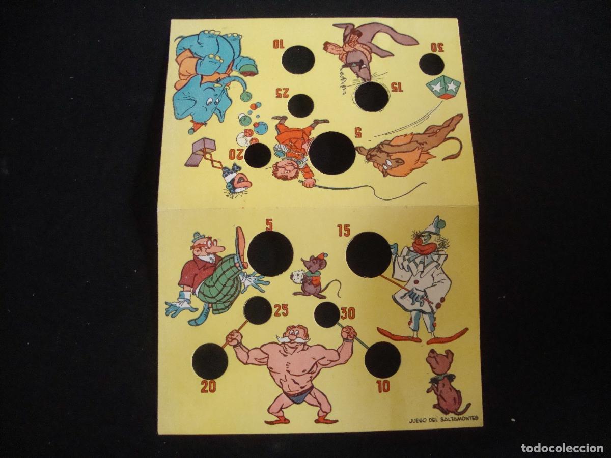 Juegos de mesa: TABLERO CARTON MEDIDAS 32 X 23 CM JUEGO DEL SALTAMONTES