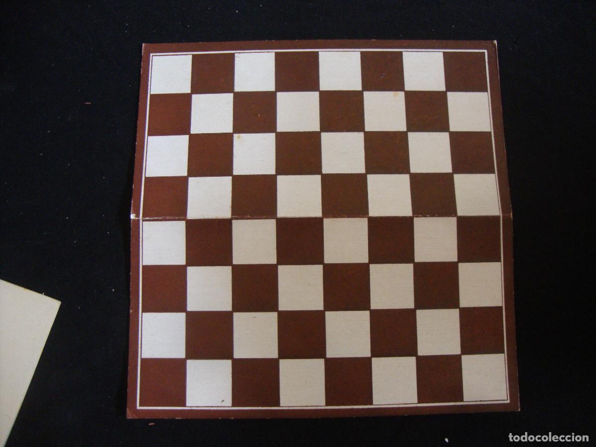 Juegos de mesa: TABLERO CARTON MEDIDAS 23,5 X 23,5 CM AJEDREZ DAMAS
