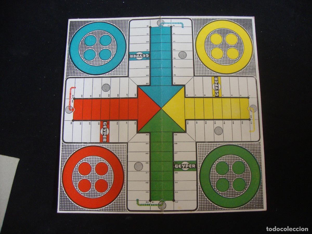 Juegos de mesa: TABLERO CARTON MEDIDAS 23,5 X 23,5 CM PARCHIS