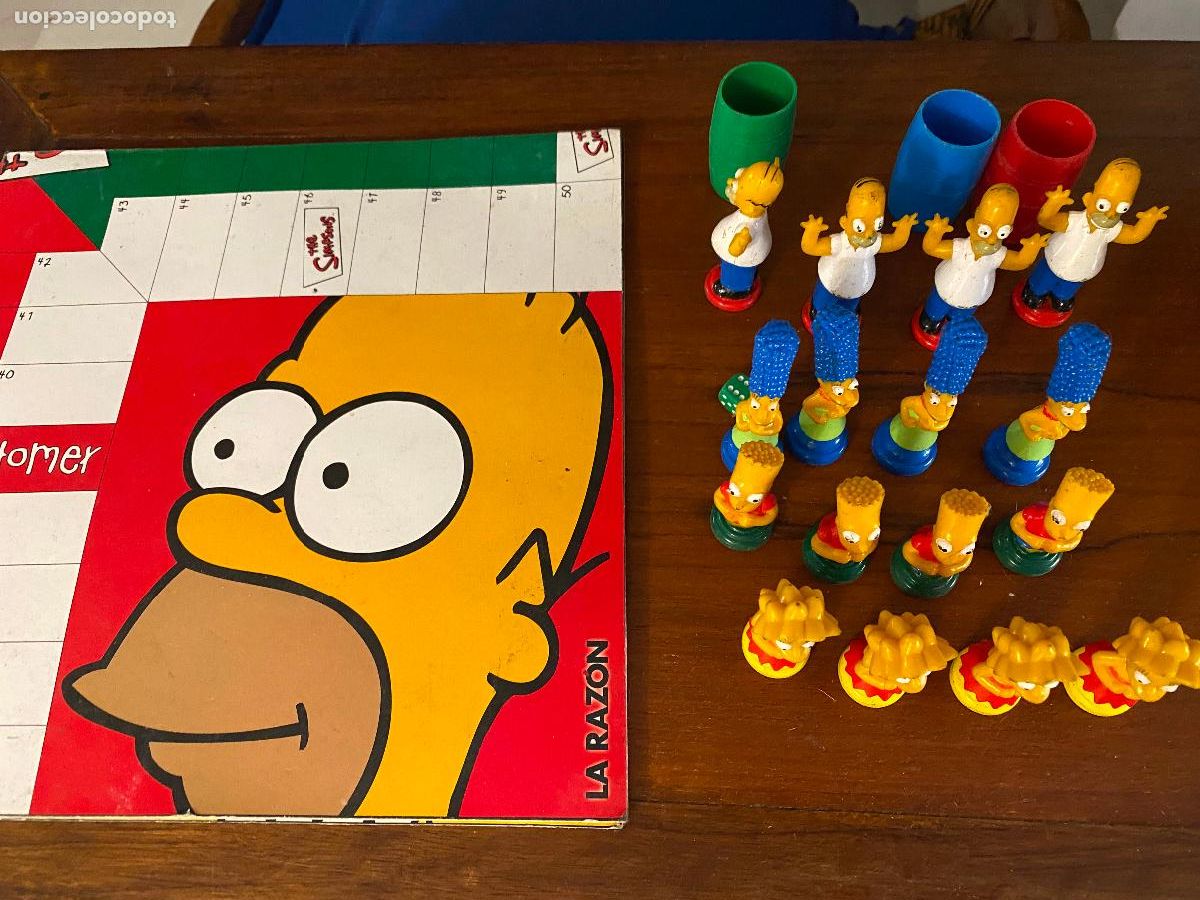 Juegos de mesa: Parch&iacute;s Simpson regalo La Raz&oacute;n 2001 - Foto 2