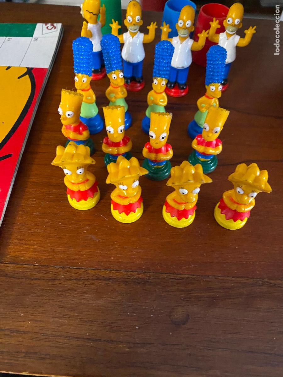 Juegos de mesa: Parch&iacute;s Simpson regalo La Raz&oacute;n 2001 - Foto 3