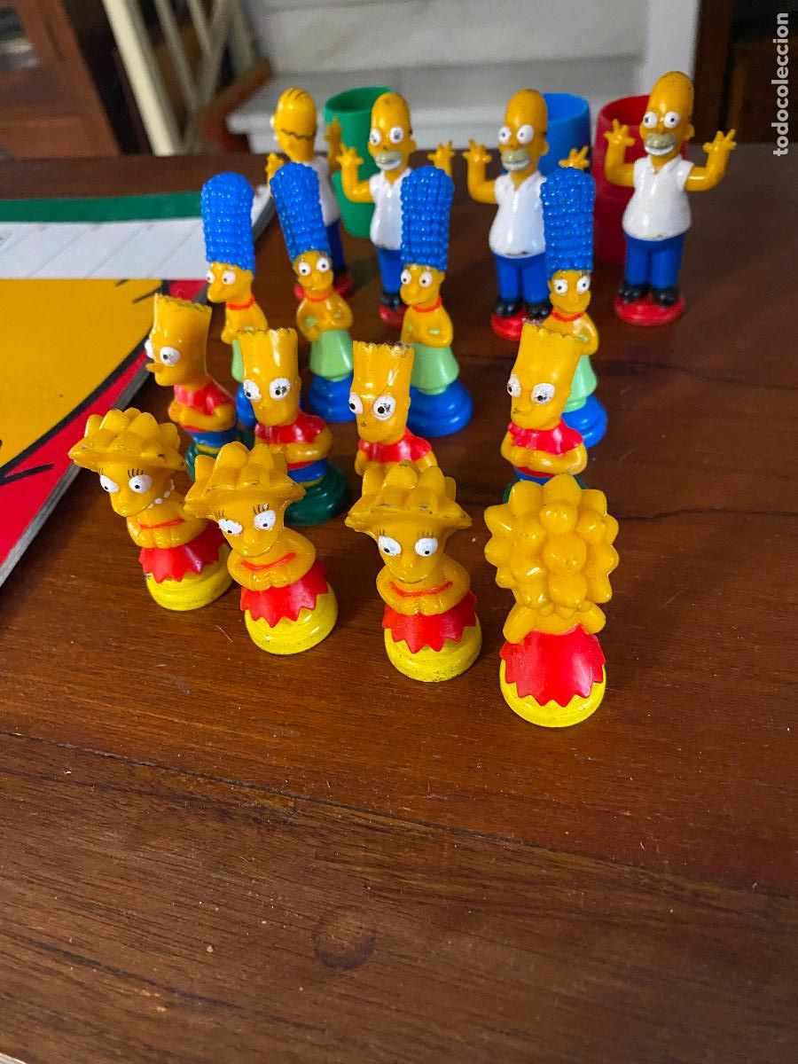 Juegos de mesa: Parch&iacute;s Simpson regalo La Raz&oacute;n 2001