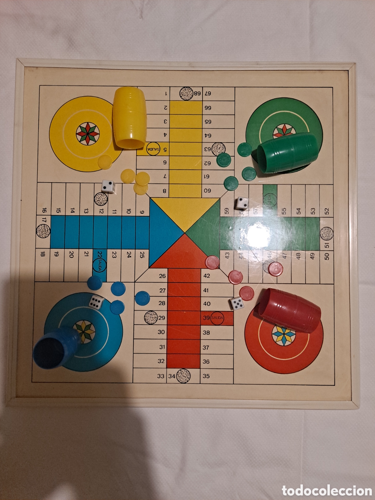 Juegos de mesa: Tablero Parch&iacute;s y Oca Vintage