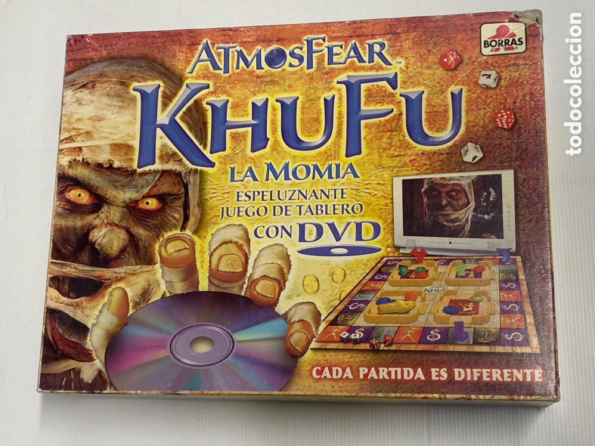 Juegos de mesa: Juego ATMOSFEAR KHUFU LA MOMIA BORRAS 13326 con DVD 2006