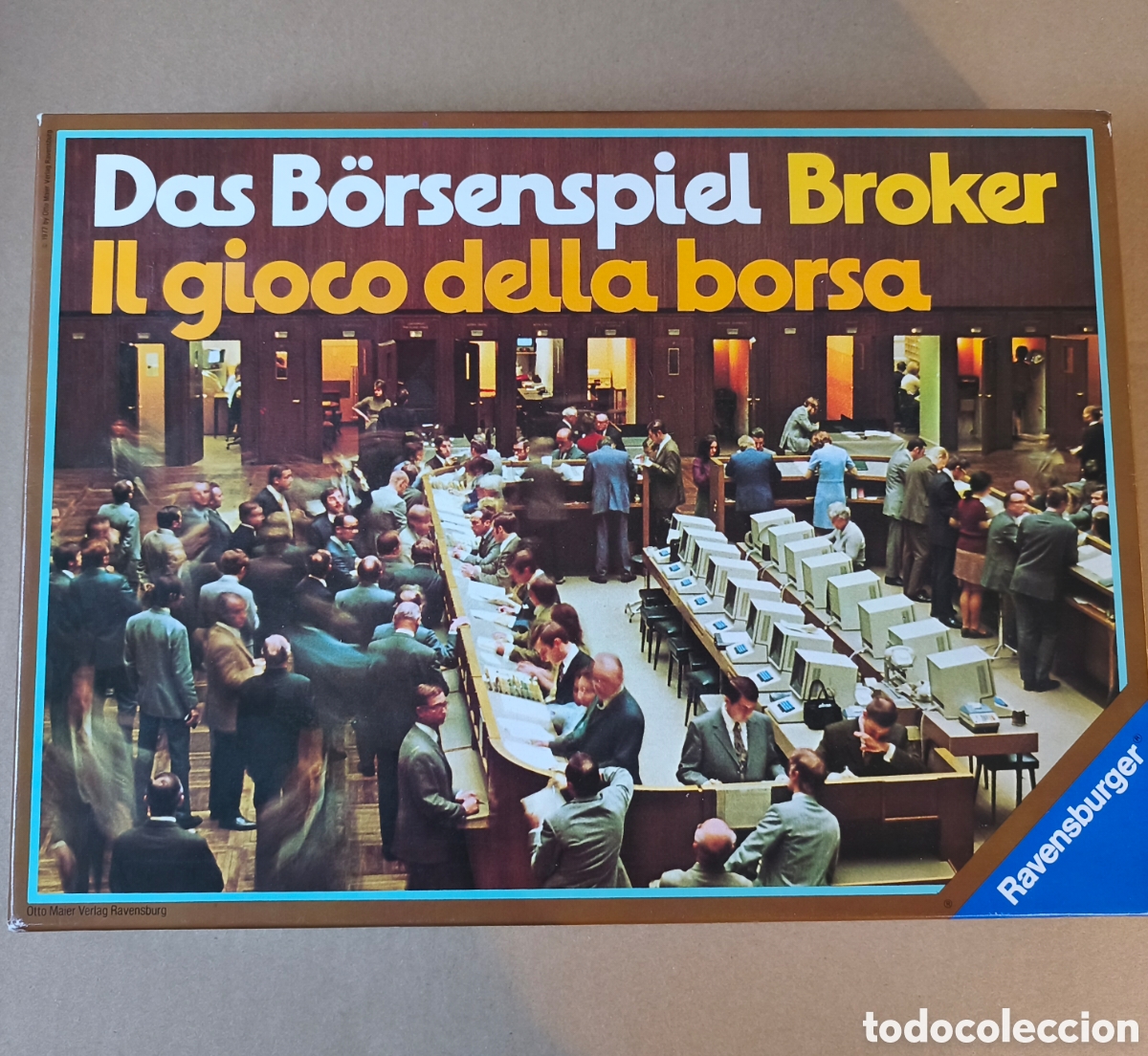 Juegos de mesa: Juego de mesa, &rdquo;Das B&ouml;rsenspiel&rdquo; - a&ntilde;o 1977 - Ravensburger. Instrucciones en 3 idiomas