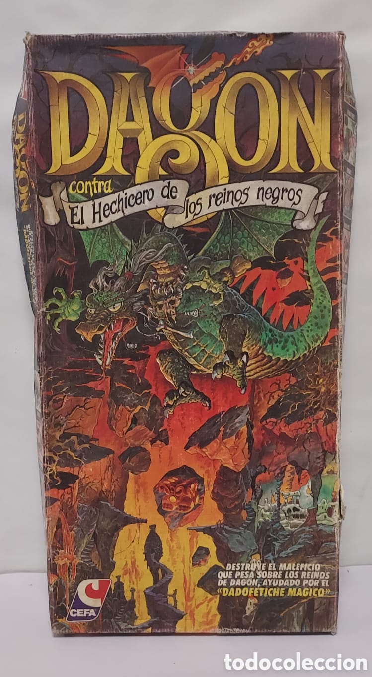 Juegos de mesa: Juego de mesa Drag&oacute;n Caja Larga Cefa a&ntilde;os 80 Espa&ntilde;a