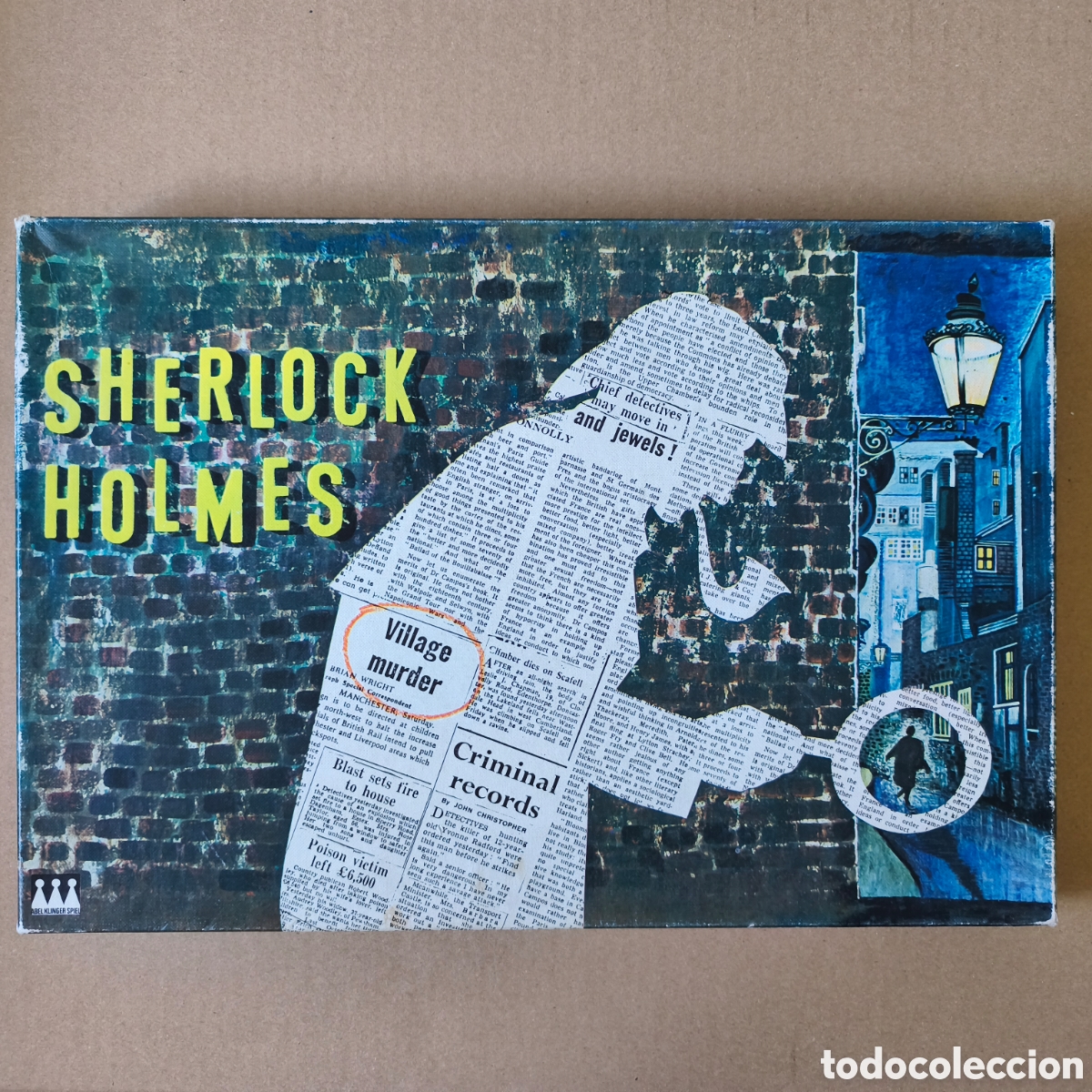 Juegos de mesa: Raro juego de mesa Sherlock Holmes, 4665. Mediados de los '60. Version Alemana