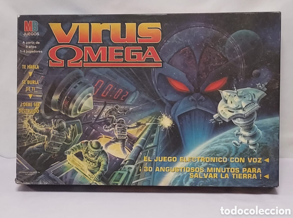 Juegos de mesa: Juego de mesa Virus Omega MB a&ntilde;os 80 Espa&ntilde;a