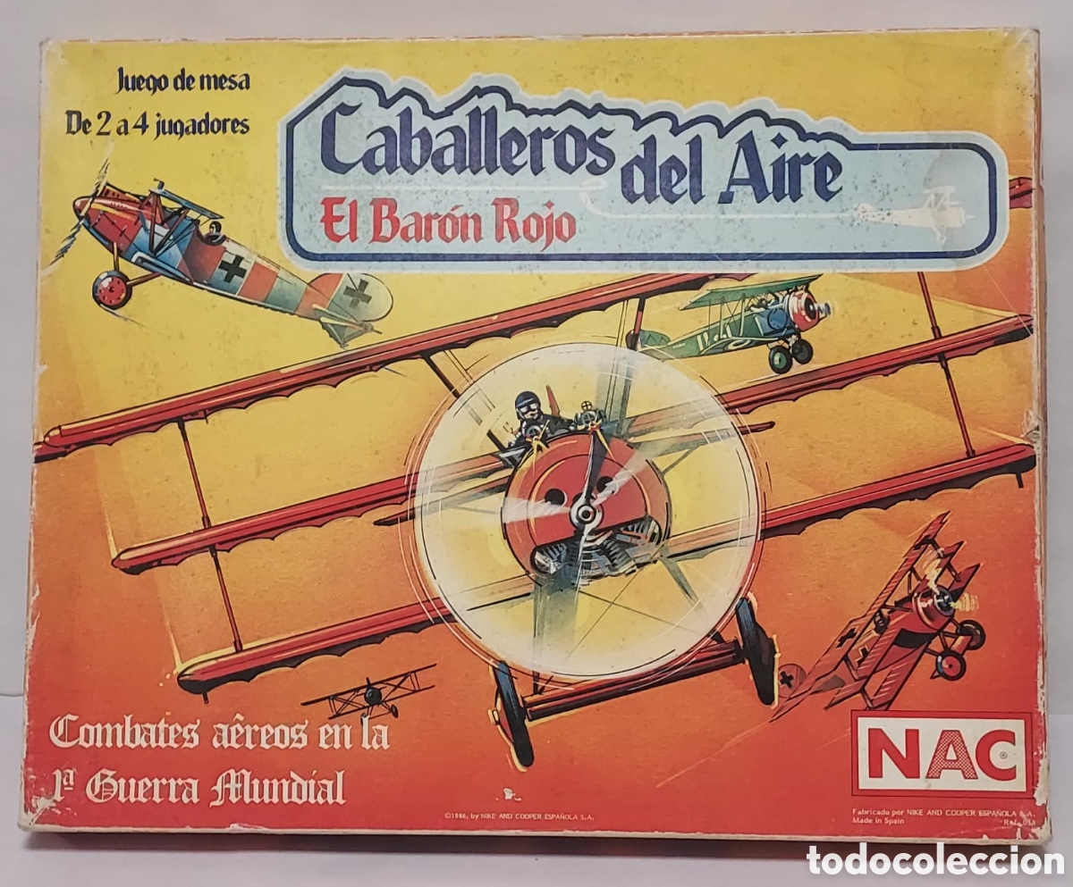 Juegos de mesa: Juego de mesa Caballeros Del Aire El Bar&oacute;n Rojo NAC Espa&ntilde;a
