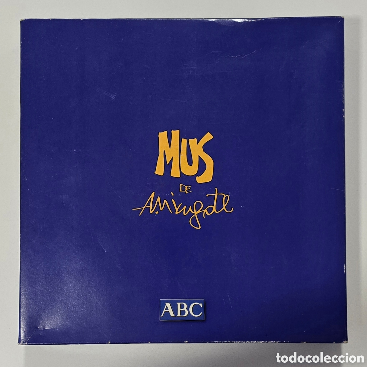 Juegos de mesa: Mus Mingote ABC 2001 juego NUEVO, COMPLETO (baraja, libro, tapete, amarracos, diploma, posavasos...)