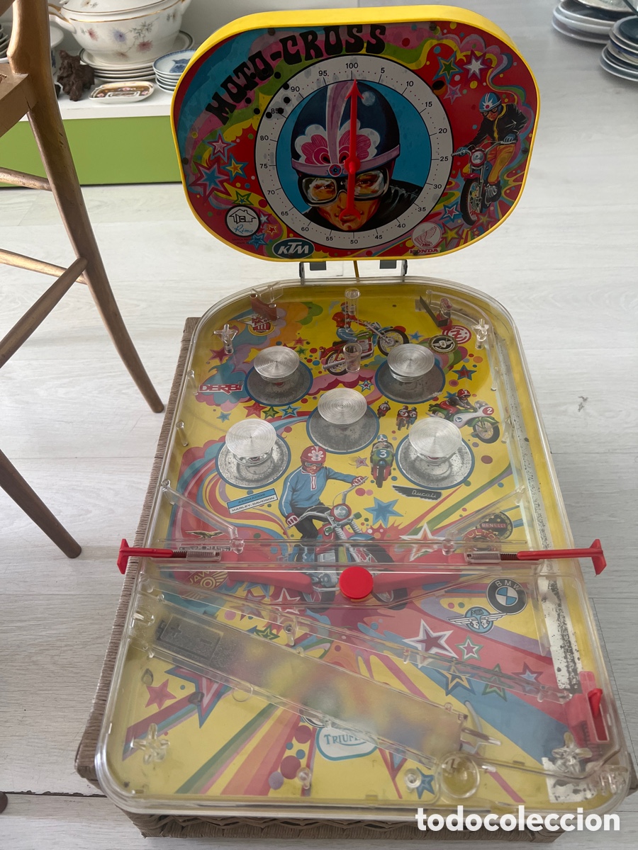 Juegos de mesa: Pinball vintage RIMA MOTO CROSS
