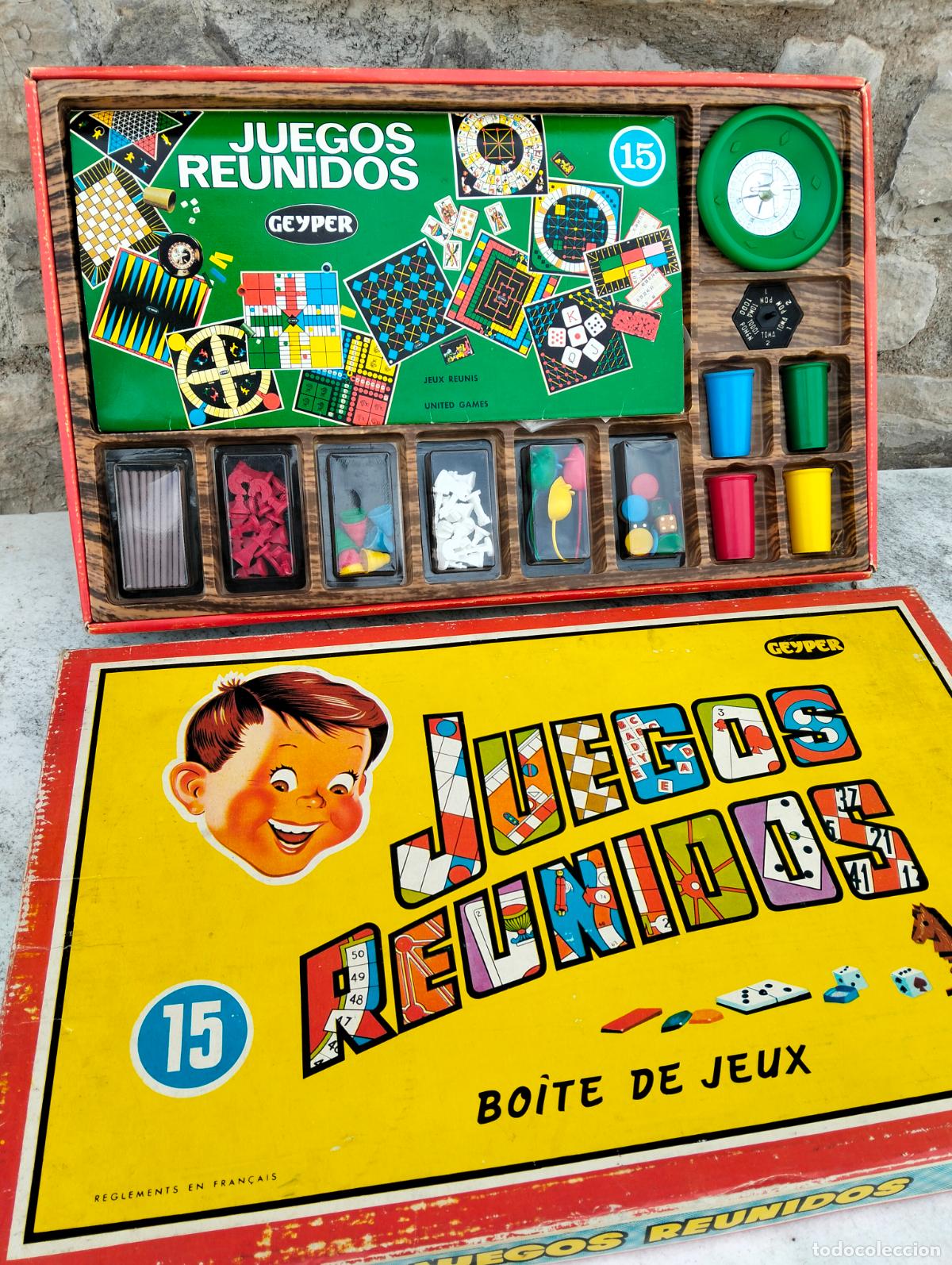 Juegos de mesa: Juegos reunidos de Geyper juego de mesa familiar antiguo boite de jeux caja a&ntilde;os 60-70