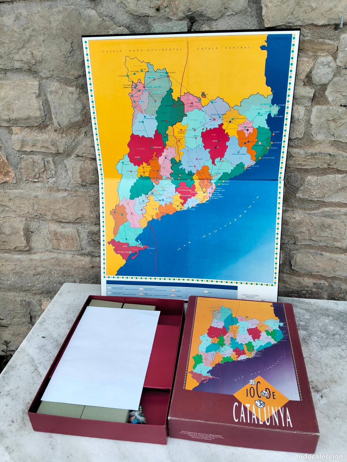 Juegos de mesa: Joc de Catalunya juego de mesa familiar antiguo boite de jeux caja caixa preguntes cultura trivial