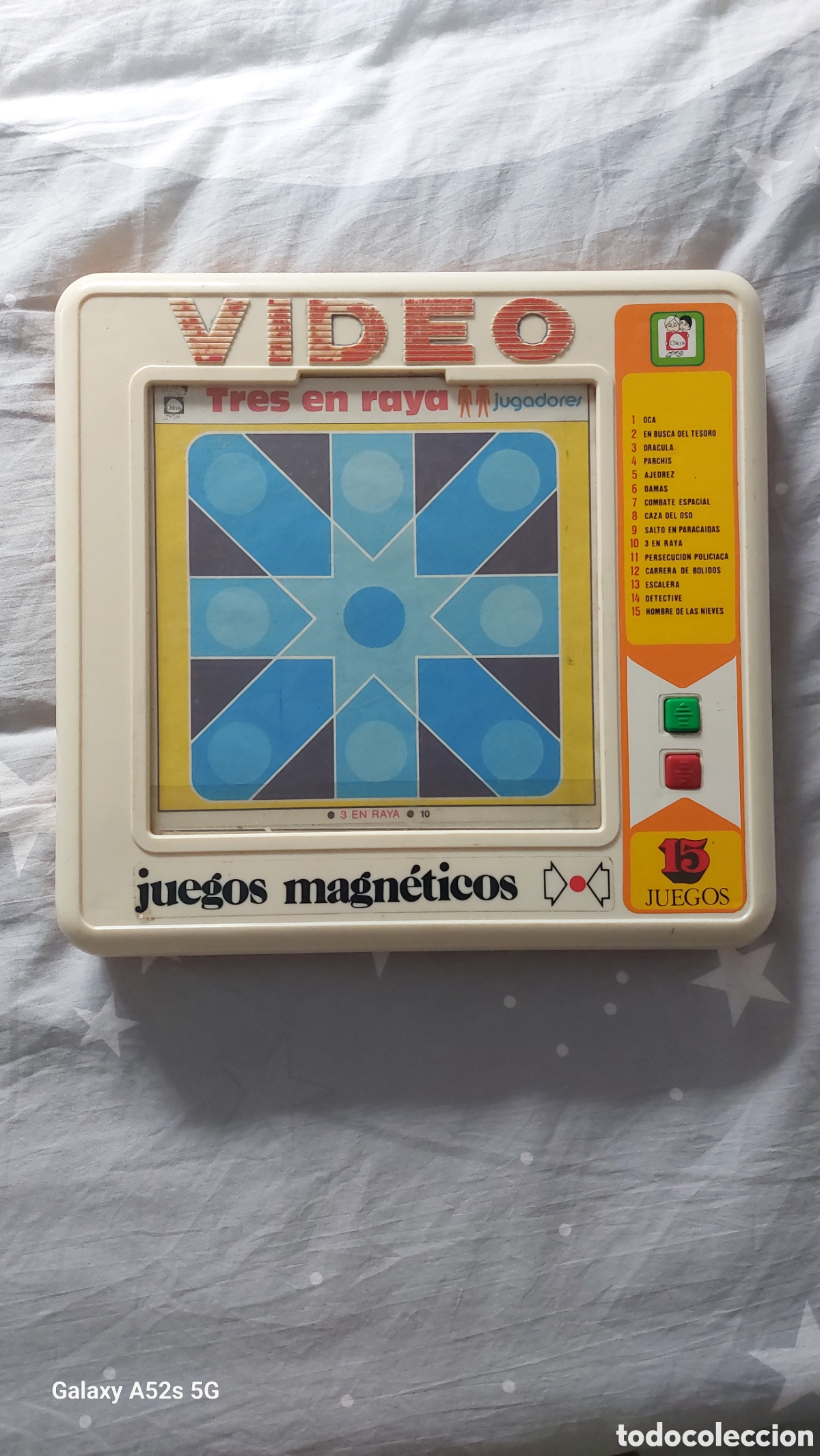 Juegos de mesa: Juego magn&eacute;tico vintage 15 juegos Video a&ntilde;os 80