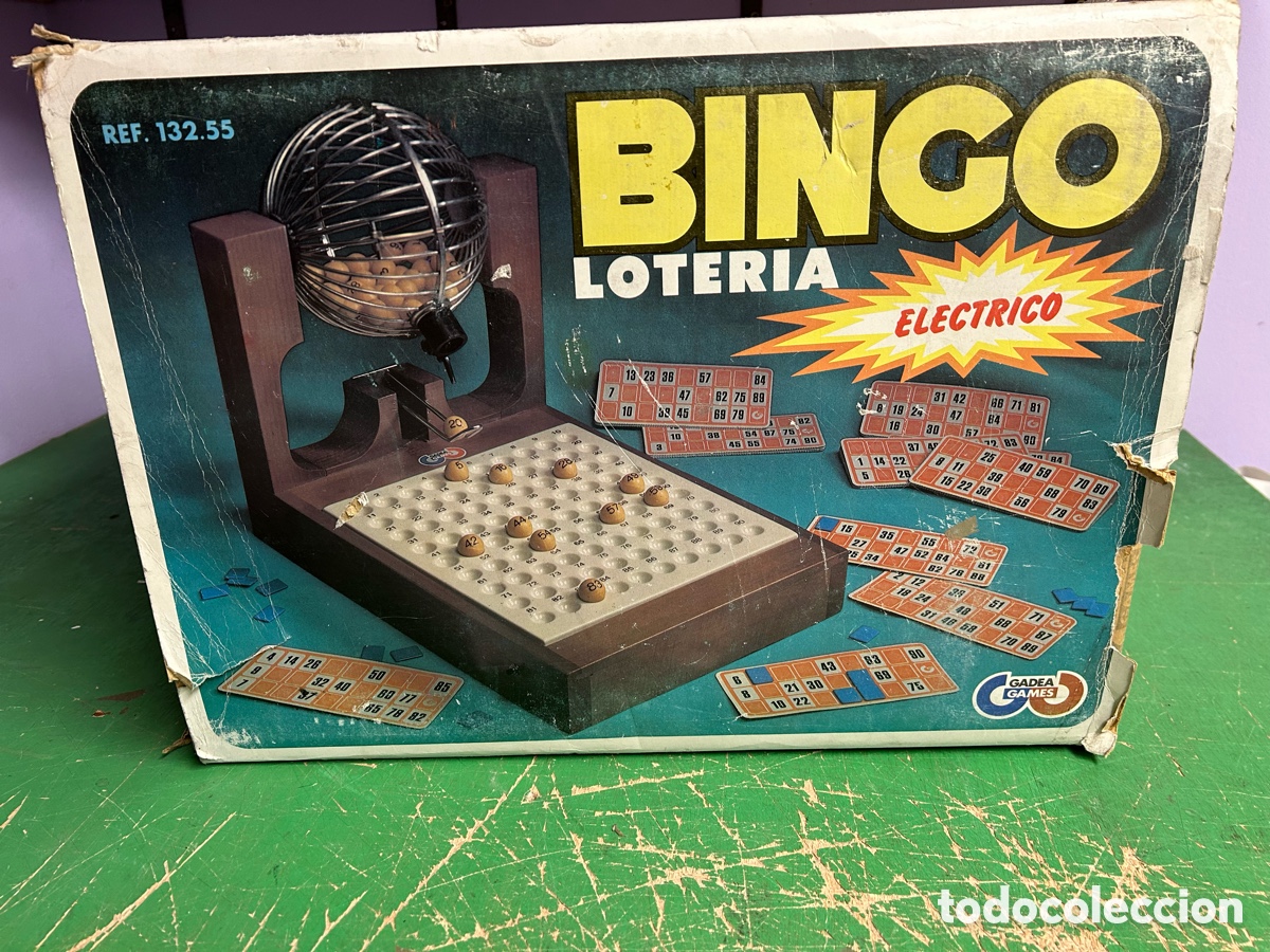 Juegos de mesa: BINGO LOTERIA ELECTRICO GADEA GAMES LA CAJA ESTA SIN ABRIRA ESTRENAR NUEVO A&Ntilde;OS 80 COLECCIONISTAS