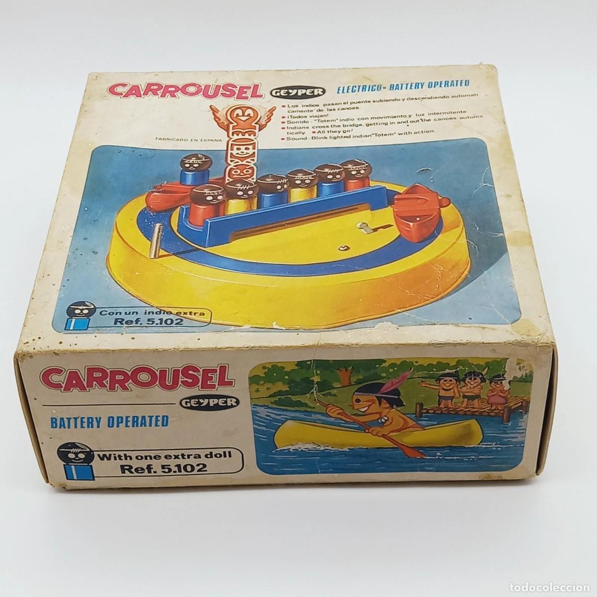 Juegos de mesa: Juguete Carrusel Geyper made in Spain VTG juego de mesa a&ntilde;os 70 caja CARROUSEL no testeado