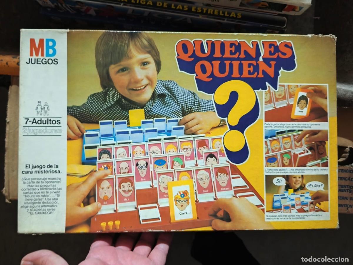 Board Games: Qui&eacute;n es Qui&eacute;n ? . 1982 . Primera edici&oacute;n MB Juegos . Juego de mesa cl&aacute;sico en caja original.