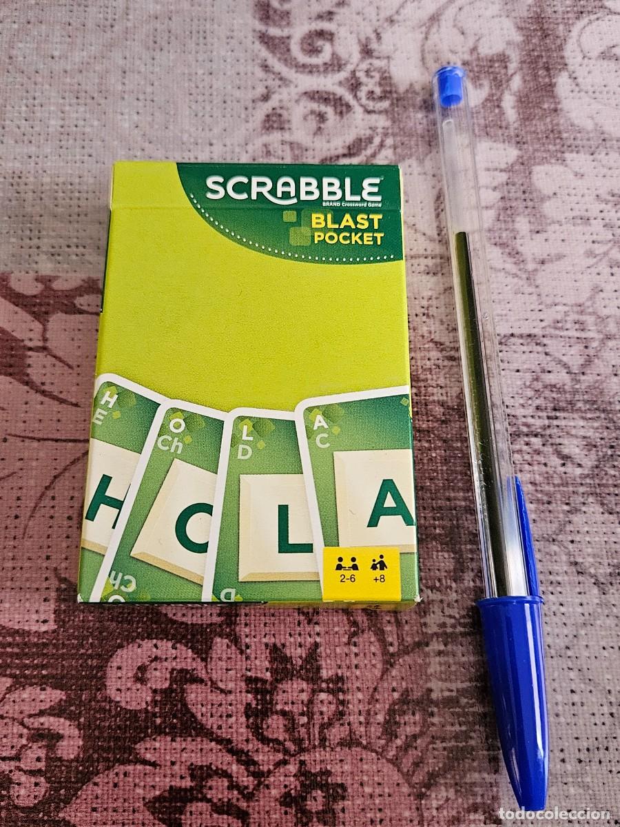 Juegos de mesa: Juego De Cartas SCRABBLE BLAST POCKET Para 2-6 Jugadores, Nuevo.