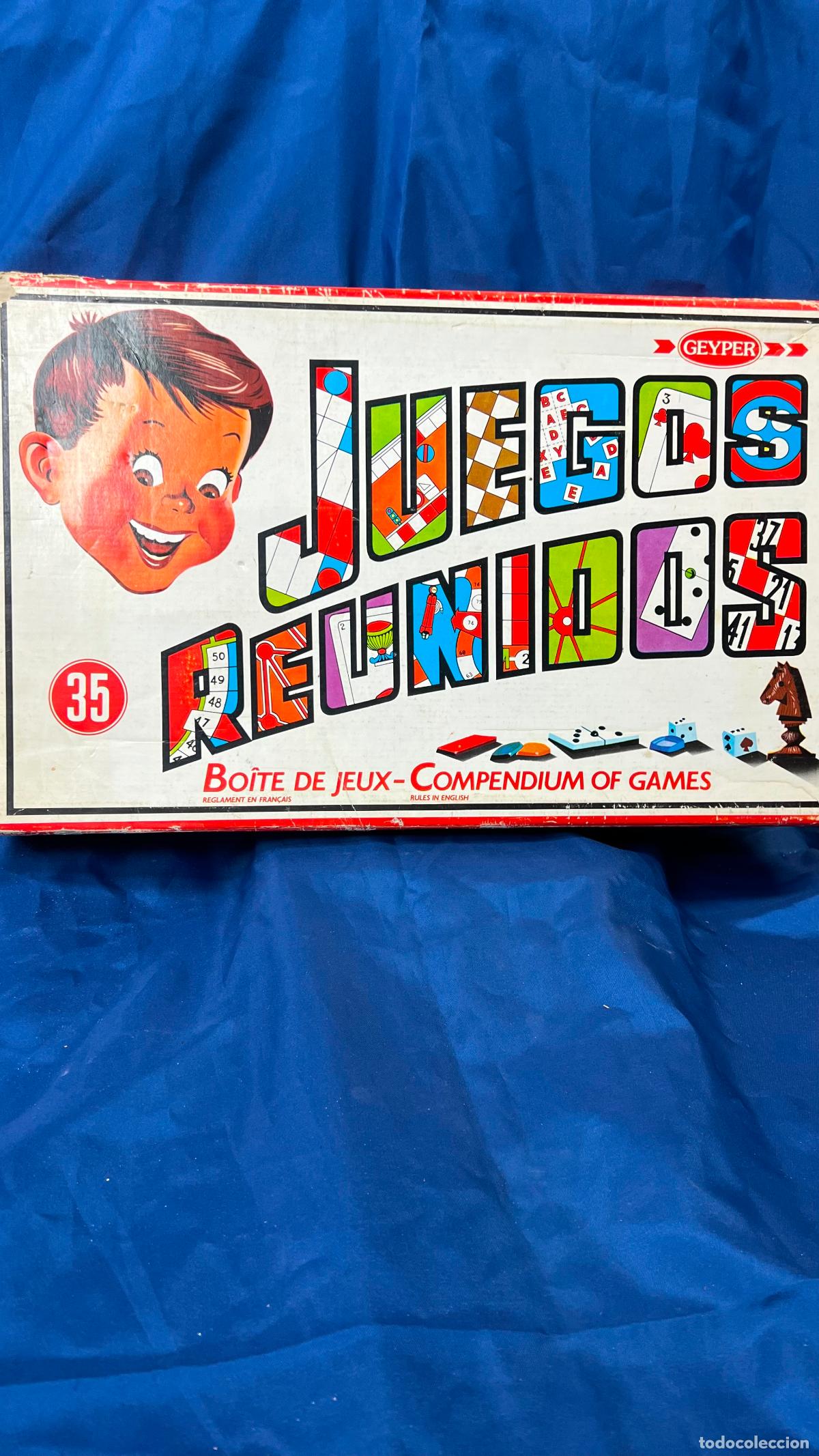 Juegos de mesa: Juego de Mesa JUEGOS REUNIDOS GEYPER 35 JUEGOS COMPLETO