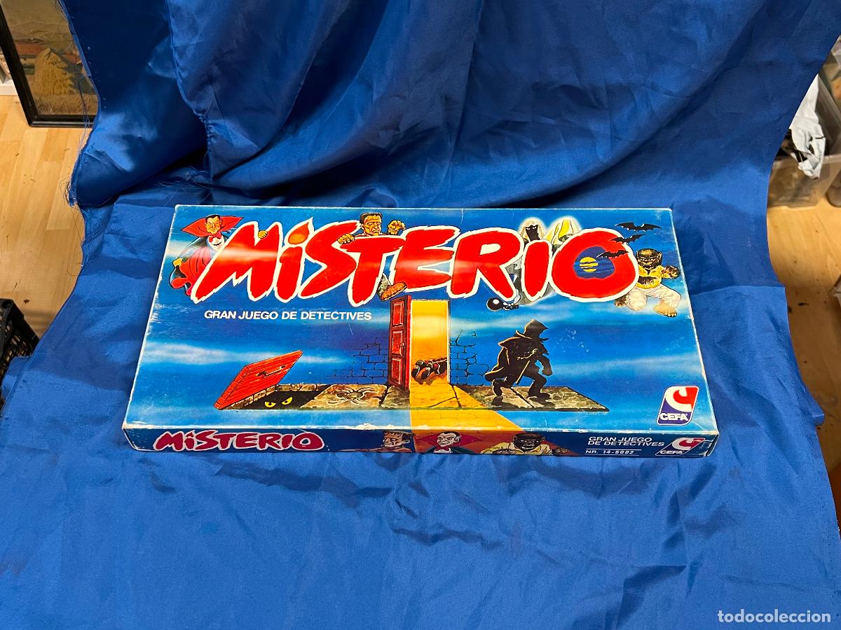 Juegos de mesa: M&Iacute;TICO JUEGO DE MESA MISTERIO DE CEFA - EDICI&Oacute;N VINTAGE A&Ntilde;OS 80 - COMPLETO CON REGLAMENTO ORIGINAL