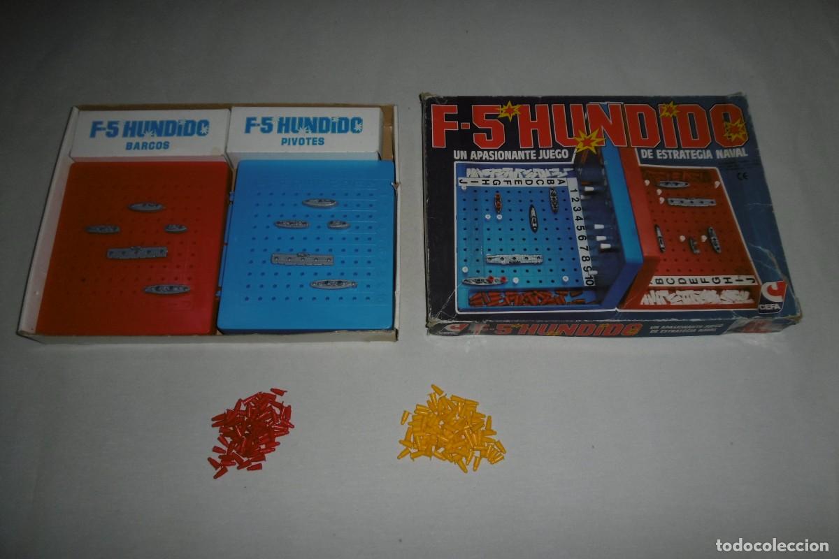 Juegos de mesa: CEFA F5 HUNDIDO COMPLETO JUEGO DE MESA