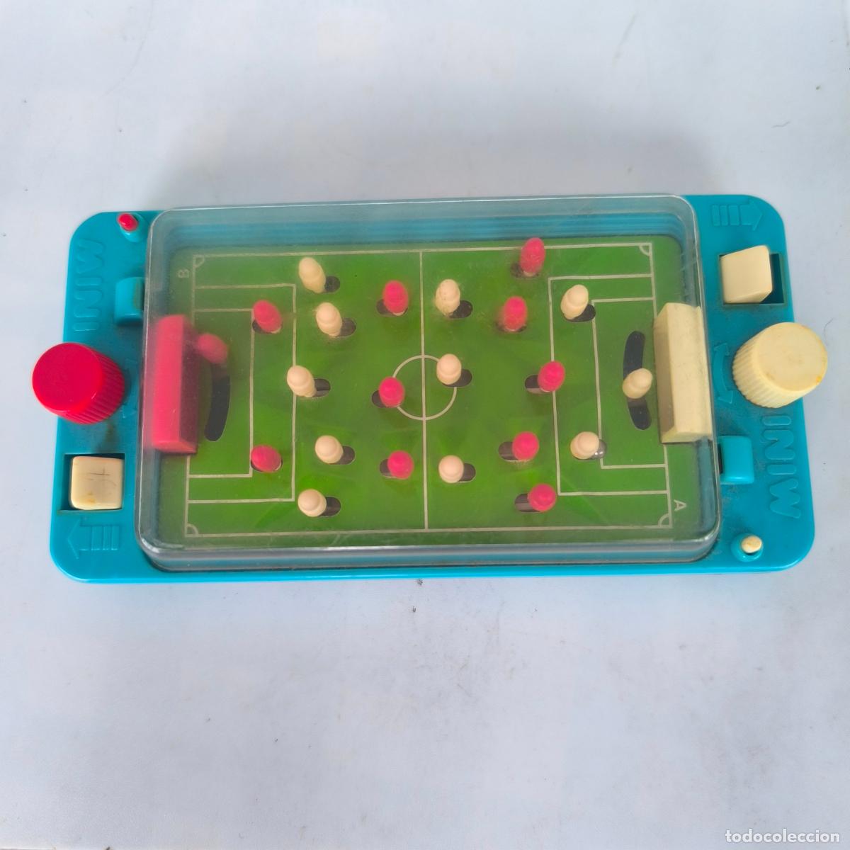 Juegos de mesa: JUEGO OBERTOYS MINI F&Uacute;TBOL / FUTBOL&Iacute;N AZUL A&Ntilde;OS 80