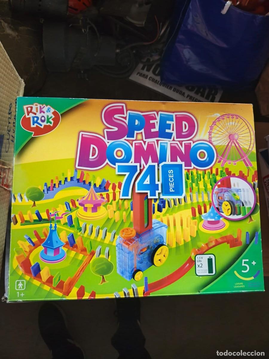 Juegos de mesa: Speed Domino de 74 piezas de la marca Rik & Rok (Auchan). 2016