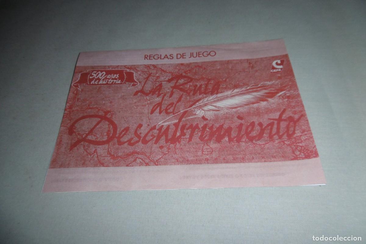 Juegos de mesa: REGLAS INSTRUCCIONES CEFA LA RUTA DEL TESORO - Foto 1