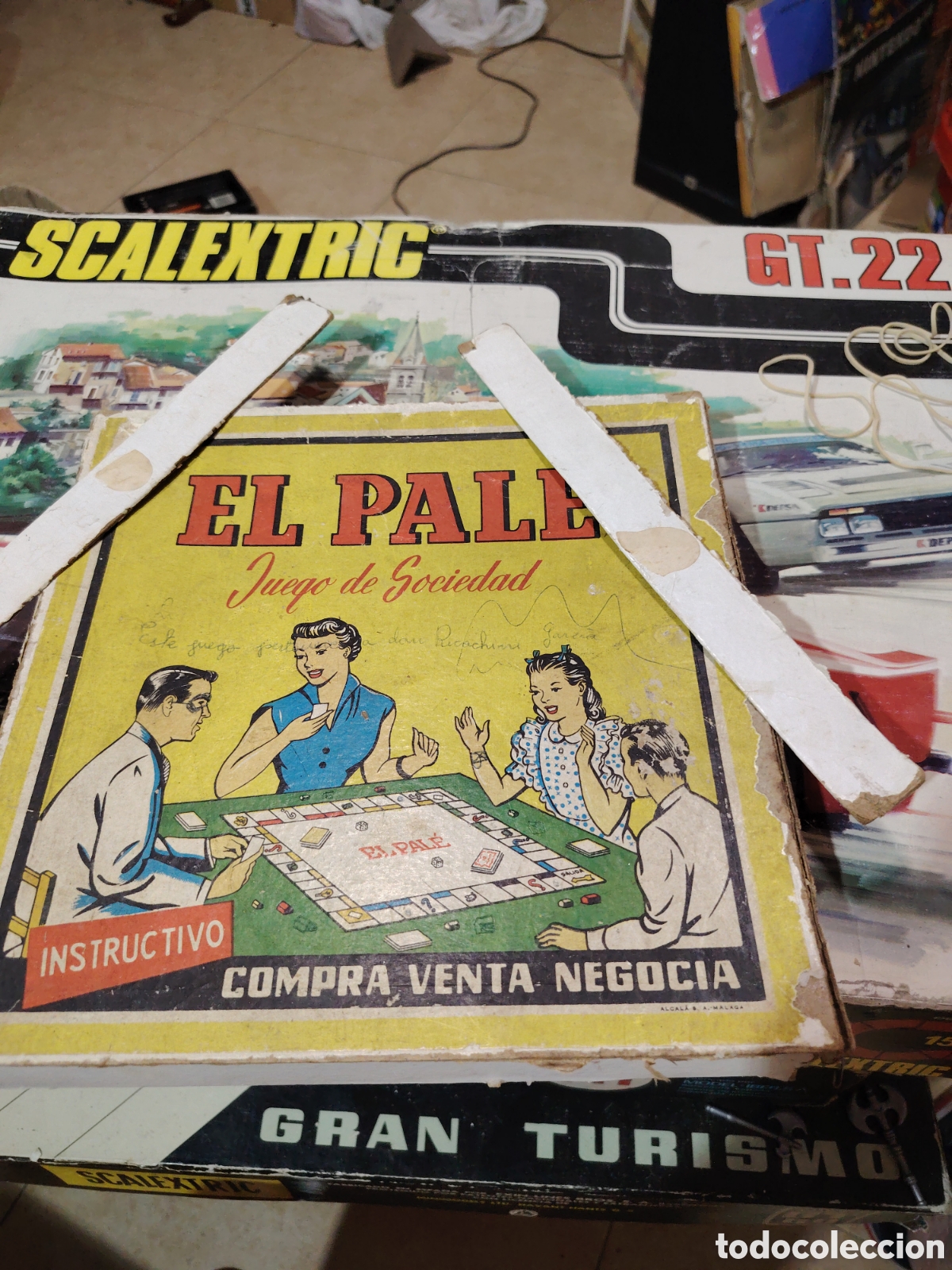 Juegos de mesa: Juego de mesa el pal&eacute; a&ntilde;os 50