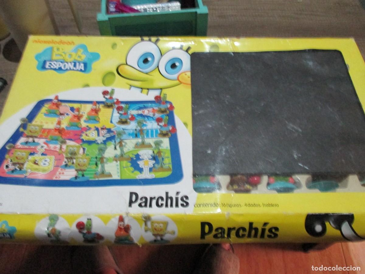 Juegos de mesa: 448- Parch&iacute;s Bob Esponja Gigante (United Labels) - Figuras completas