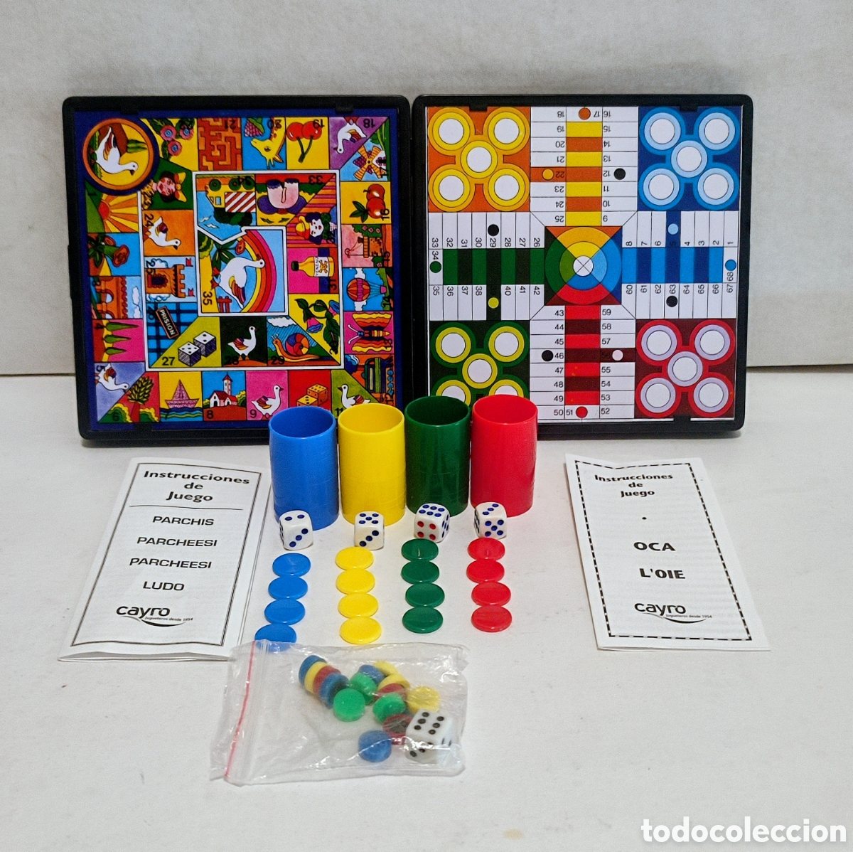 Juegos de mesa: Juego de Viaje PARCHIS/OCA