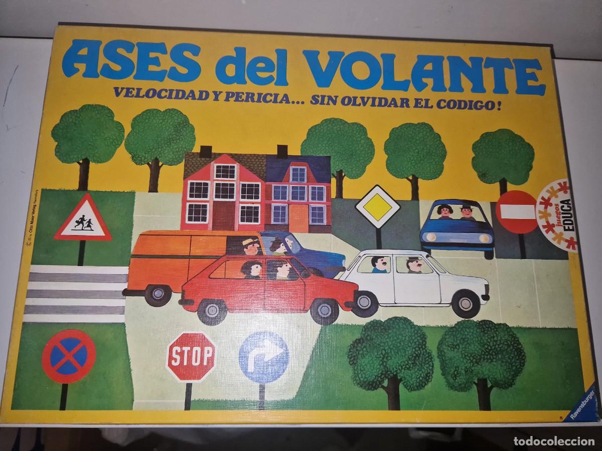 Juegos de mesa: ASES DEL VOLANTE- EDUCA, ANTIGUO JUEGO MESA EDUCATIVO -COCHES , a&ntilde;os 80