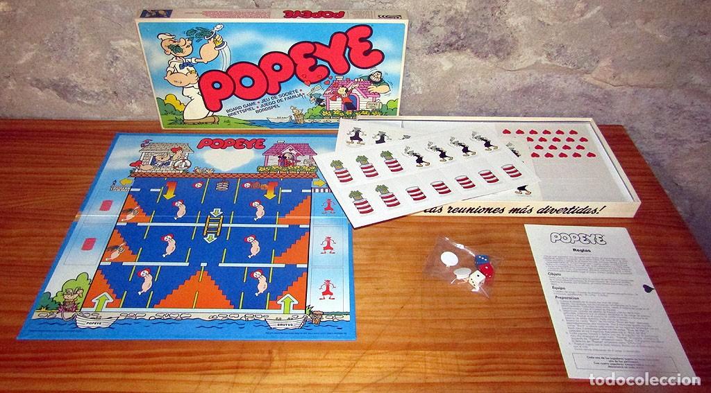 Juegos de mesa: ANTIGUO JUEGO DE MESA POPEYE DE PARKER - A&Ntilde;O 1983 - NUEVO A ESTRENAR - COMPLETO