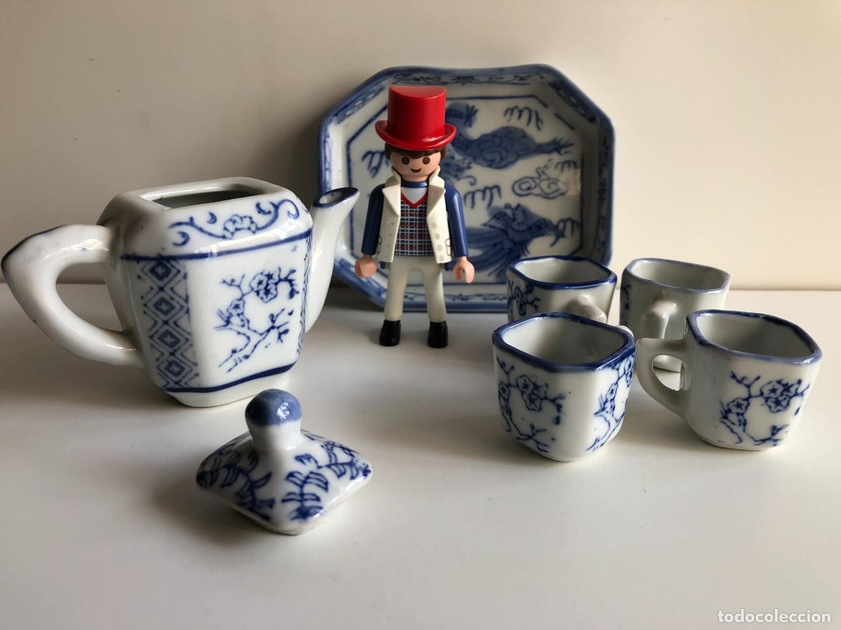 Juegos de mesa: Juego de te o caf&eacute; porcelana Miniatura china