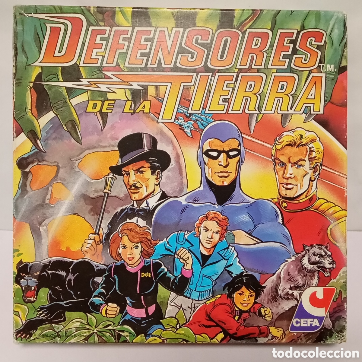 Juegos de mesa: Juego de mesa Defensores De La Tierra Cefa A&ntilde;os 80 Espa&ntilde;a